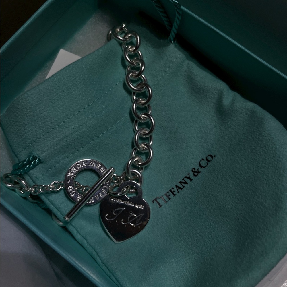 Tiffany & Co. Silver Toggle Heart Bracelet